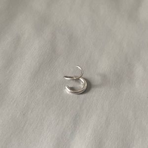 Silver Squirrly Piercing